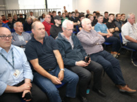 group pictured seated at the event