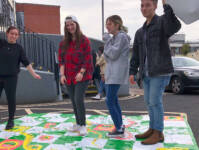 Giant snakes & ladders