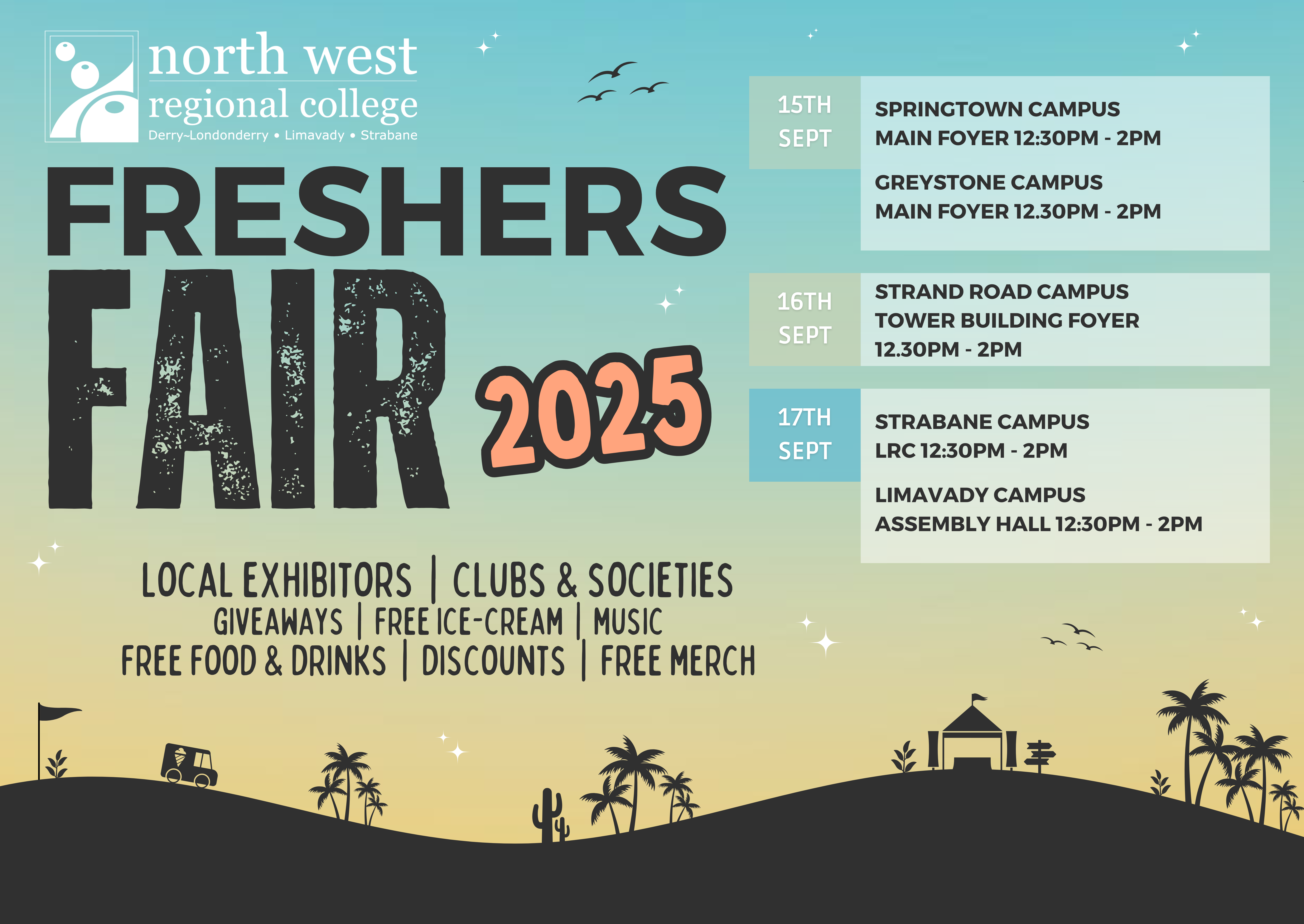 Freshers Fair 2025 Graphic 002