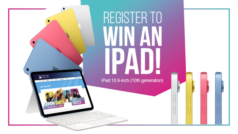 I Pad competition web graphic