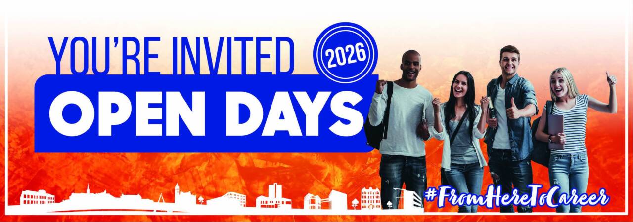 Open Days landing page graphic 2026