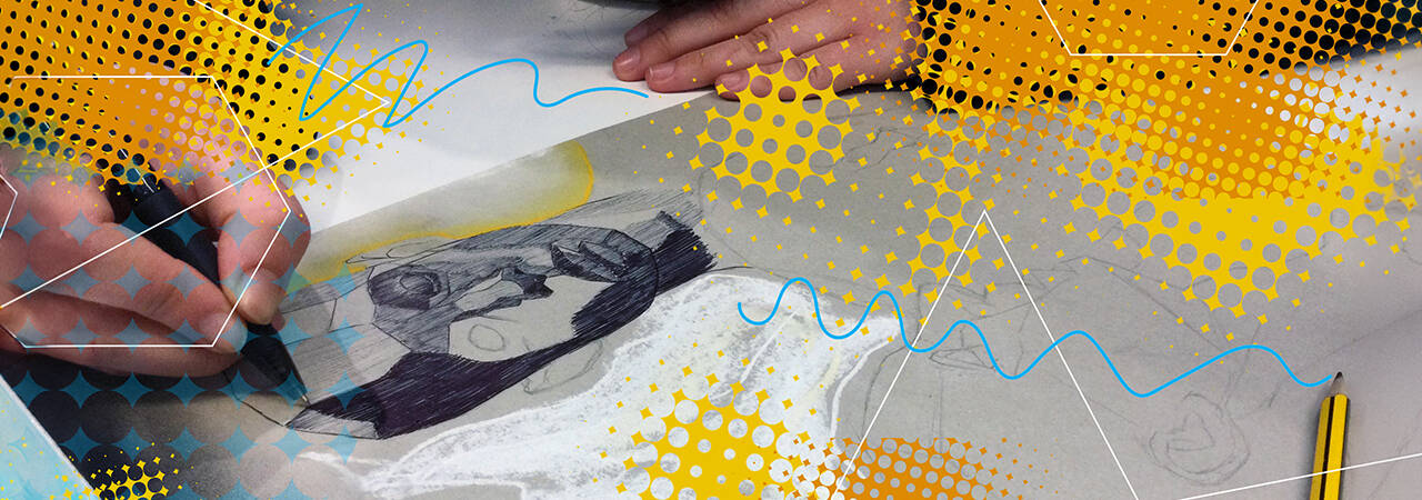 Art design website banner