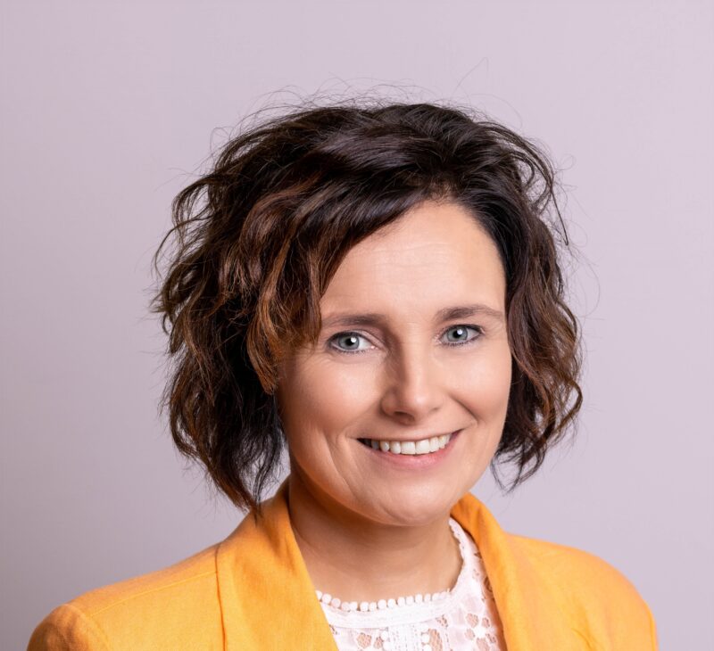Female with brunette hair