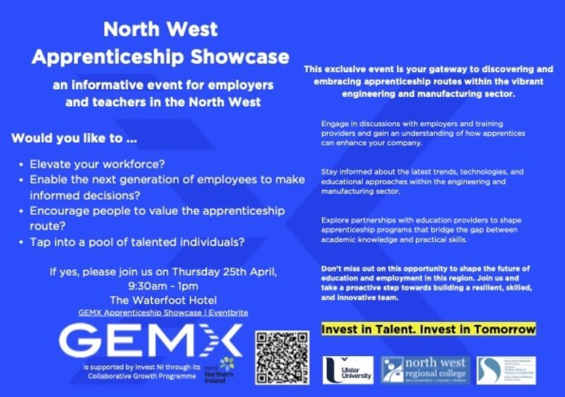 GEMX Apprentice Showcase Flyer