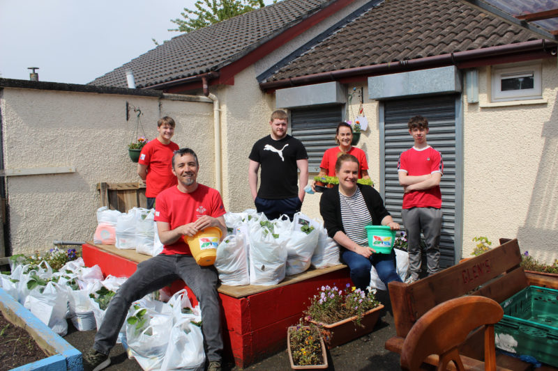 Limavady Princes Trust Training Team steps challenge