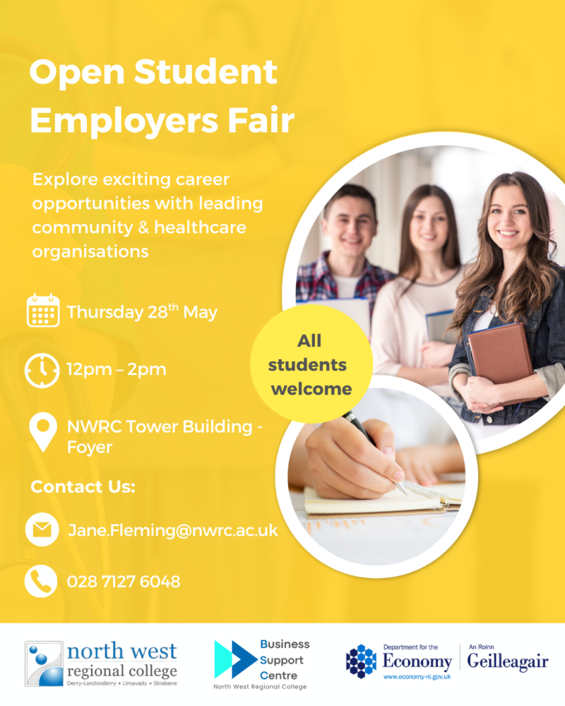 Open Student Employers Fair 28 05 26 Instagram graphic 2