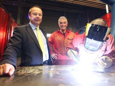 NWRC teaching prisoners fabrication and welding at Magilligan