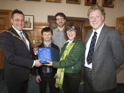 Mayor presents special award to NWRC Lecturer Angela Thompson