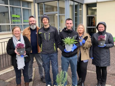 Staff and Students take part in Planting Workshop as part of World Planting Day