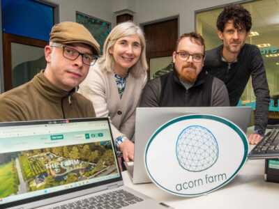 New Website Launched for Acorn Farm by North West Regional College Students
