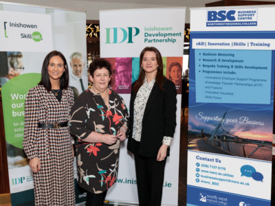 NWRC Business Support Centre signs MOU with Inishowen Development Partnership and Inishowen Skillnet