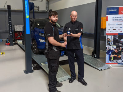 David's in the Driving Seat at UK Skills Show