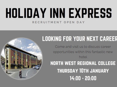 Holiday Inn Express hosts Jobs Fair at North West Regional College