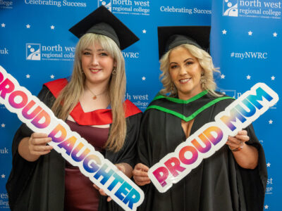 Double Celebrations as Mum and Daughter graduate from NWRC on the same day
