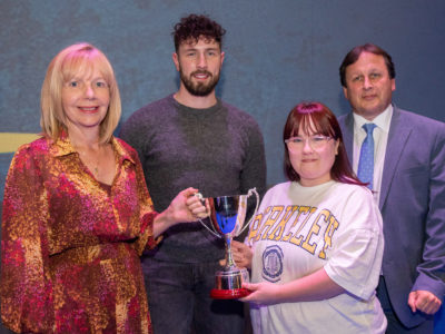 Early Years student Rebecca Wray awarded Gerard Finnegan Memorial Cup