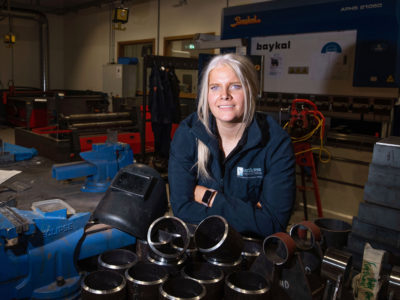 What a feeling! Former student becomes NWRC’s first female Fabrication and Welding Lecturer