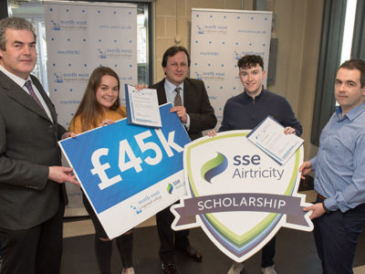 Bright sparks at NWRC receive £45K from SSE Airtricity Scholarship Fund