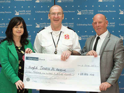 NWRC Staff and students raise £15,150 for Foyle Search and Rescue