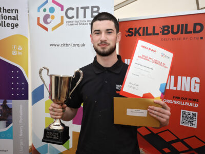 Apprentices brush off the competition with awards in Painting & Decorating and Tiling