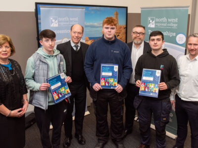 NWRC trainees receive £1k scholarships from The Honourable The Irish Society