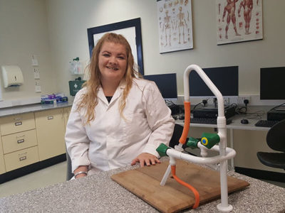 Busy mum Suzanne swaps calculator for lab coat