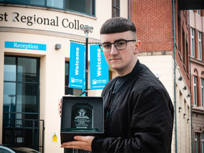 NWRC’s Aodhan Roberts hopes Young Person’s Award will inspire other students