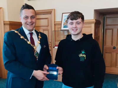 Ethan Deery gets Mayoral seal of approval